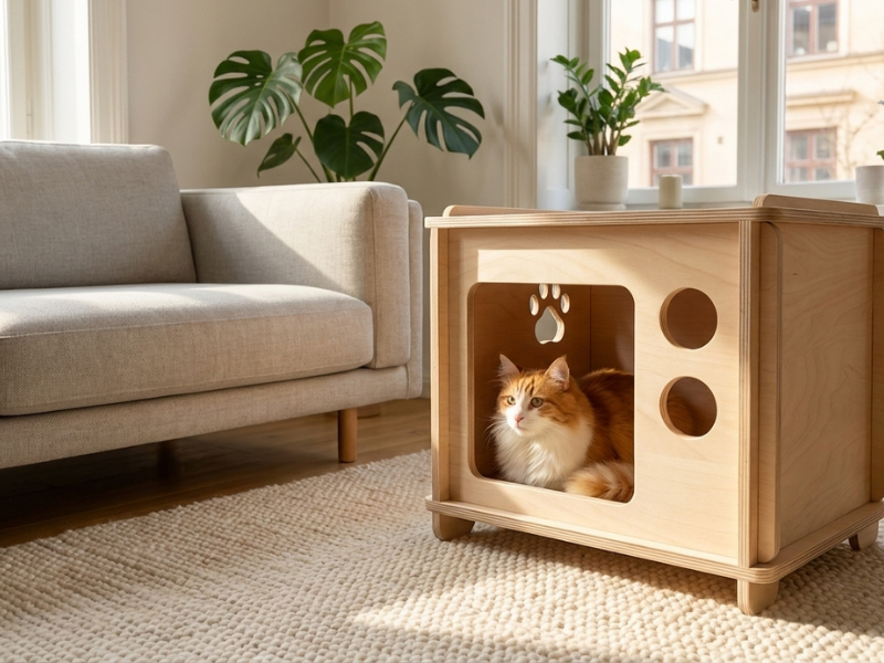 方形电视猫窝