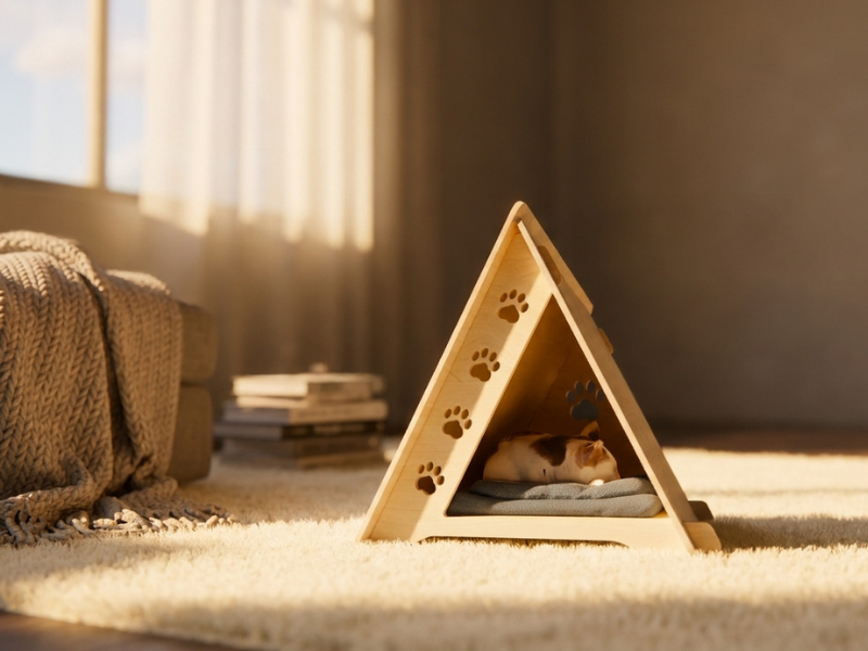 Triangle A-frame Cat Bed